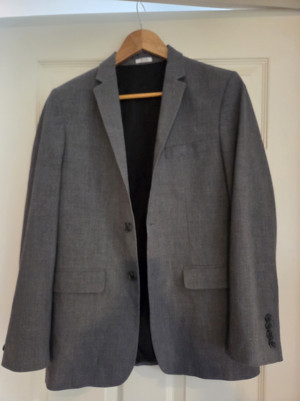 Calvin Klein Gray Boys' Two-Button Blazer